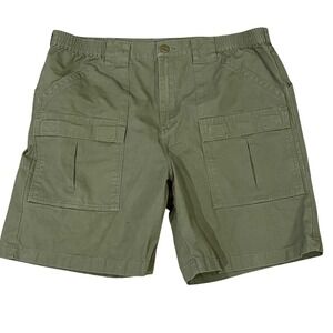 Cabela's Men's Cargo Shorts sz 40 Green Utility Outdoor Hiking Workwear Pockets